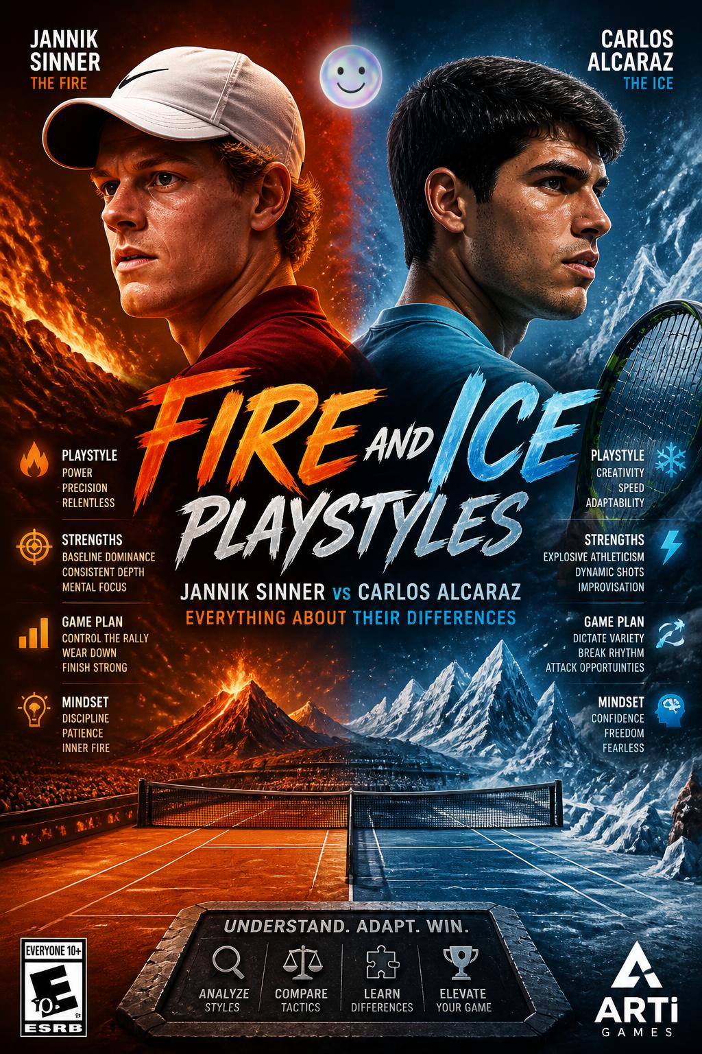 Fire and ice playstyles