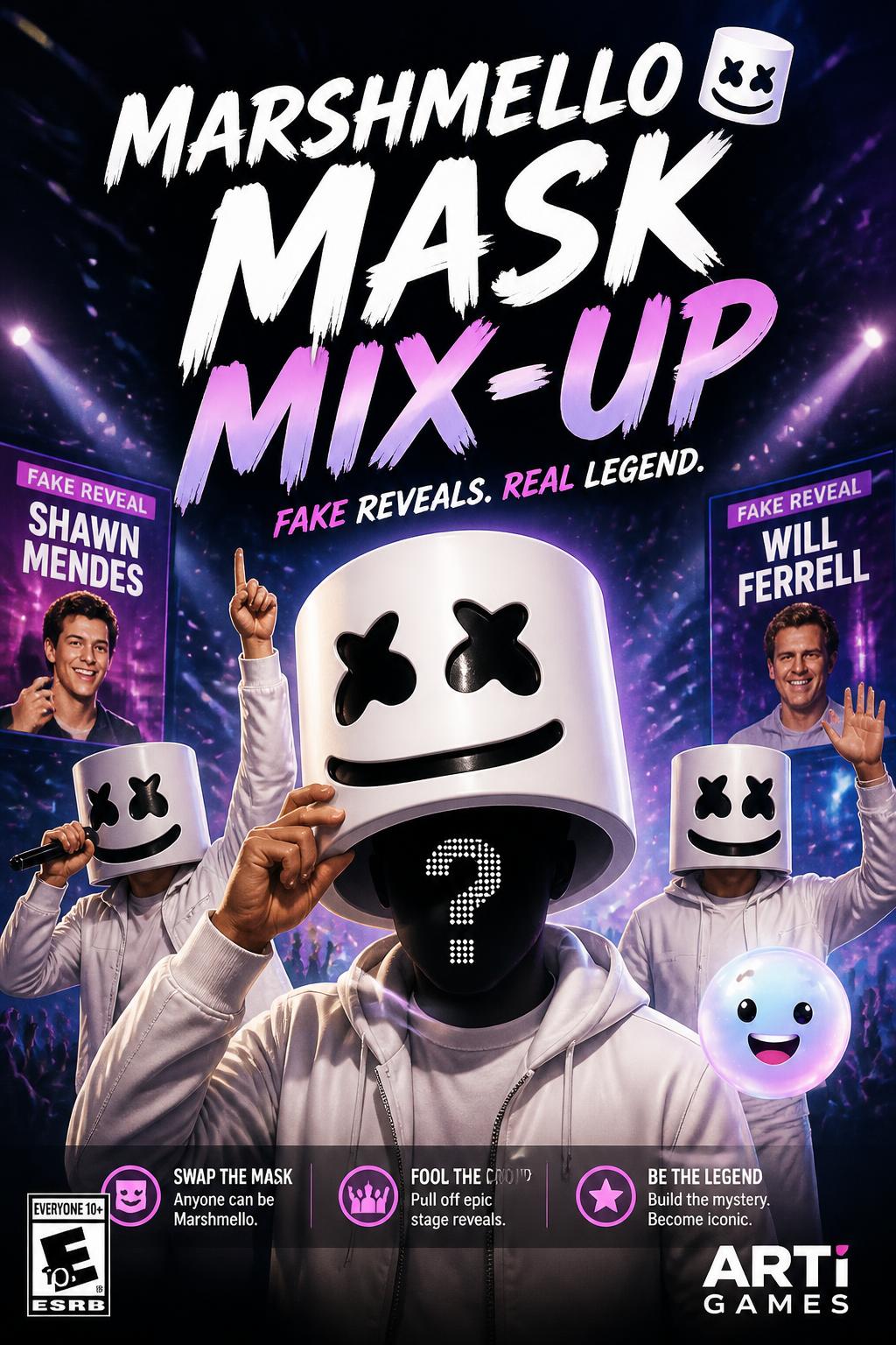 Marshmello Mask Mix-Up