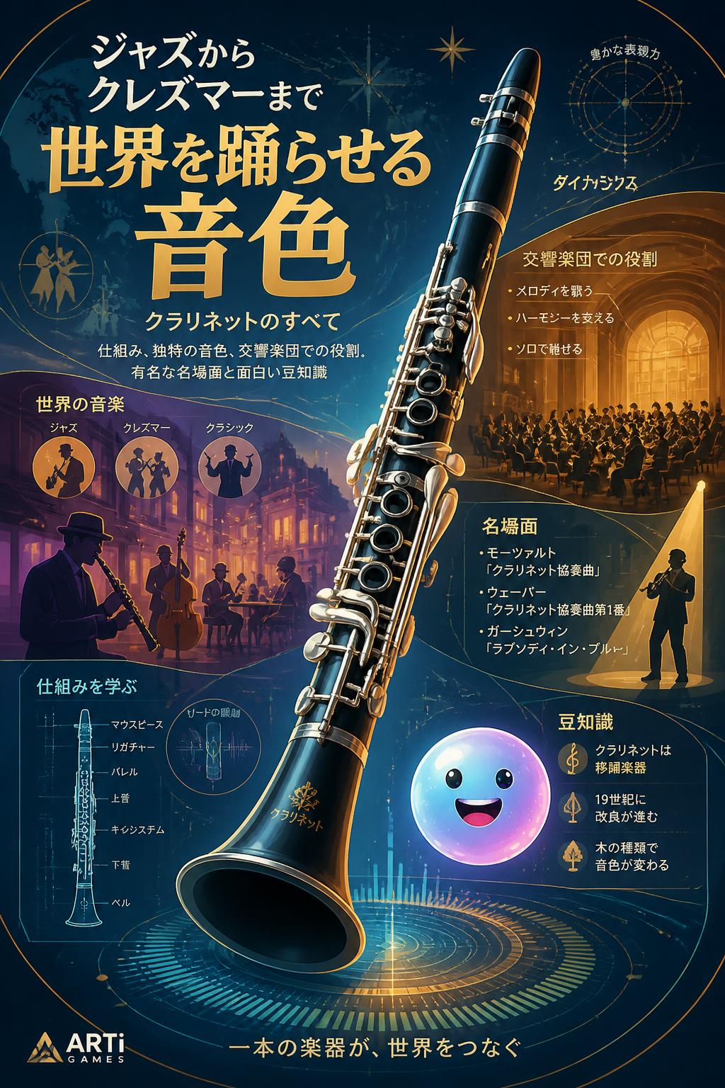 ジャズからクレズマーまで世界を踊らせる音色