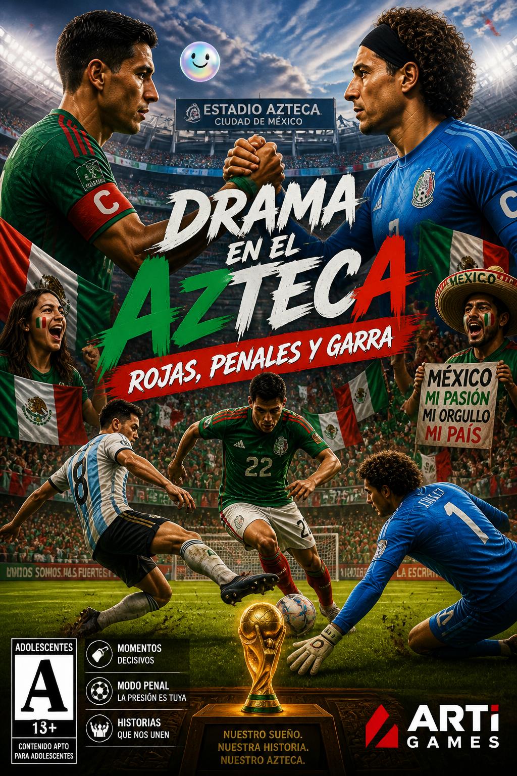 Drama en el Azteca: rojas, penales y garra
