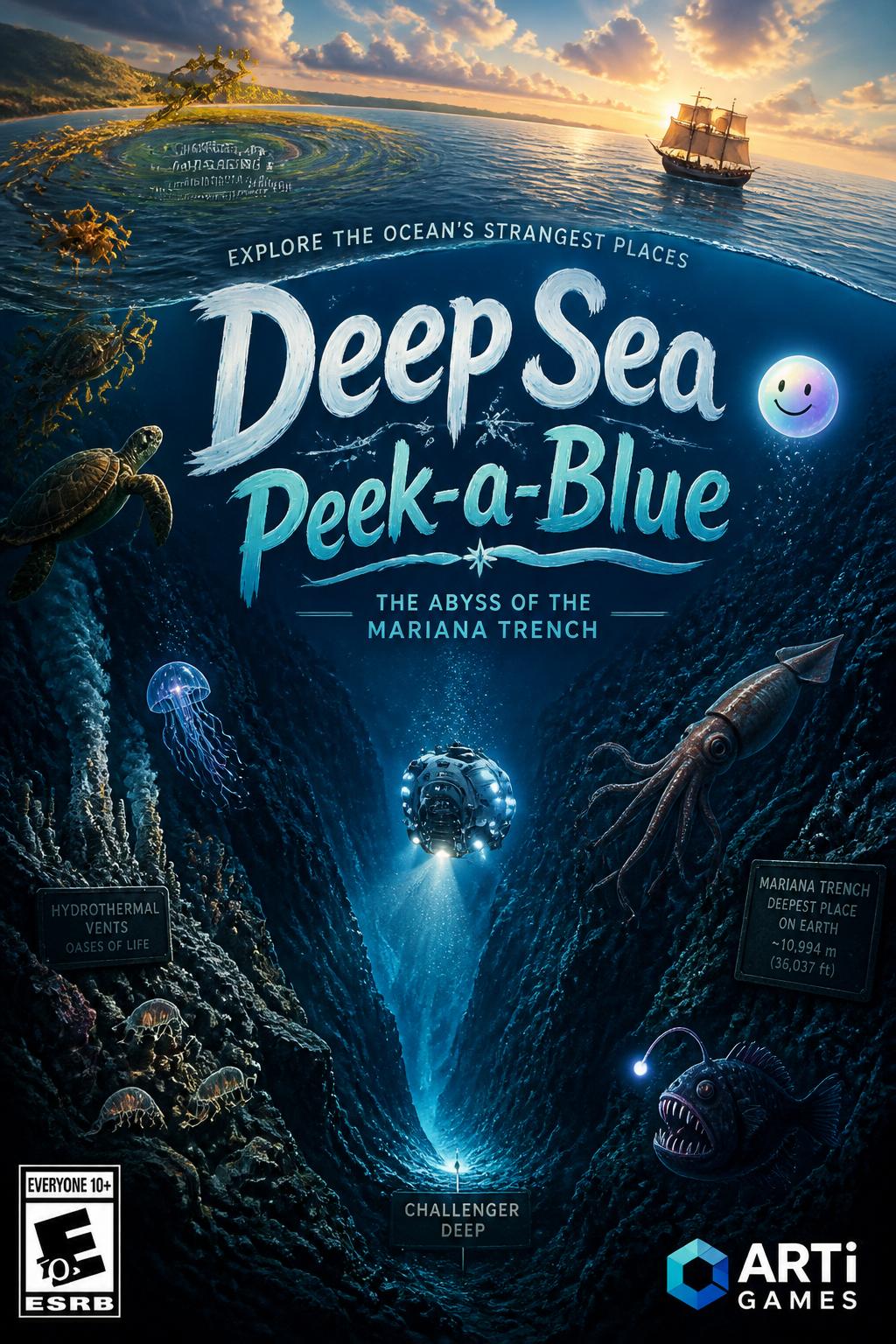 Deep Sea Peek-a-Blue