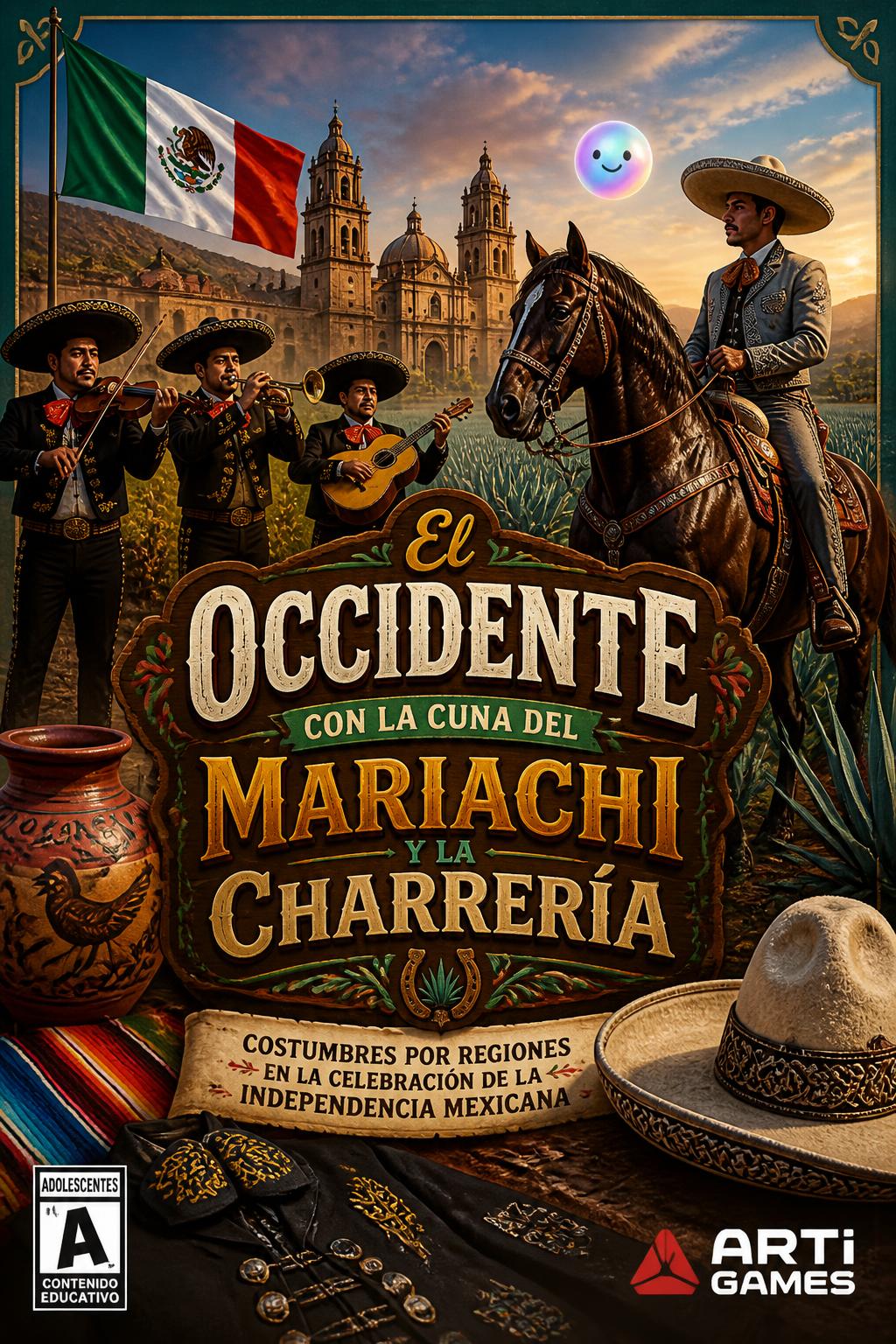 El occidente con la cuna del mariachi y la charrería