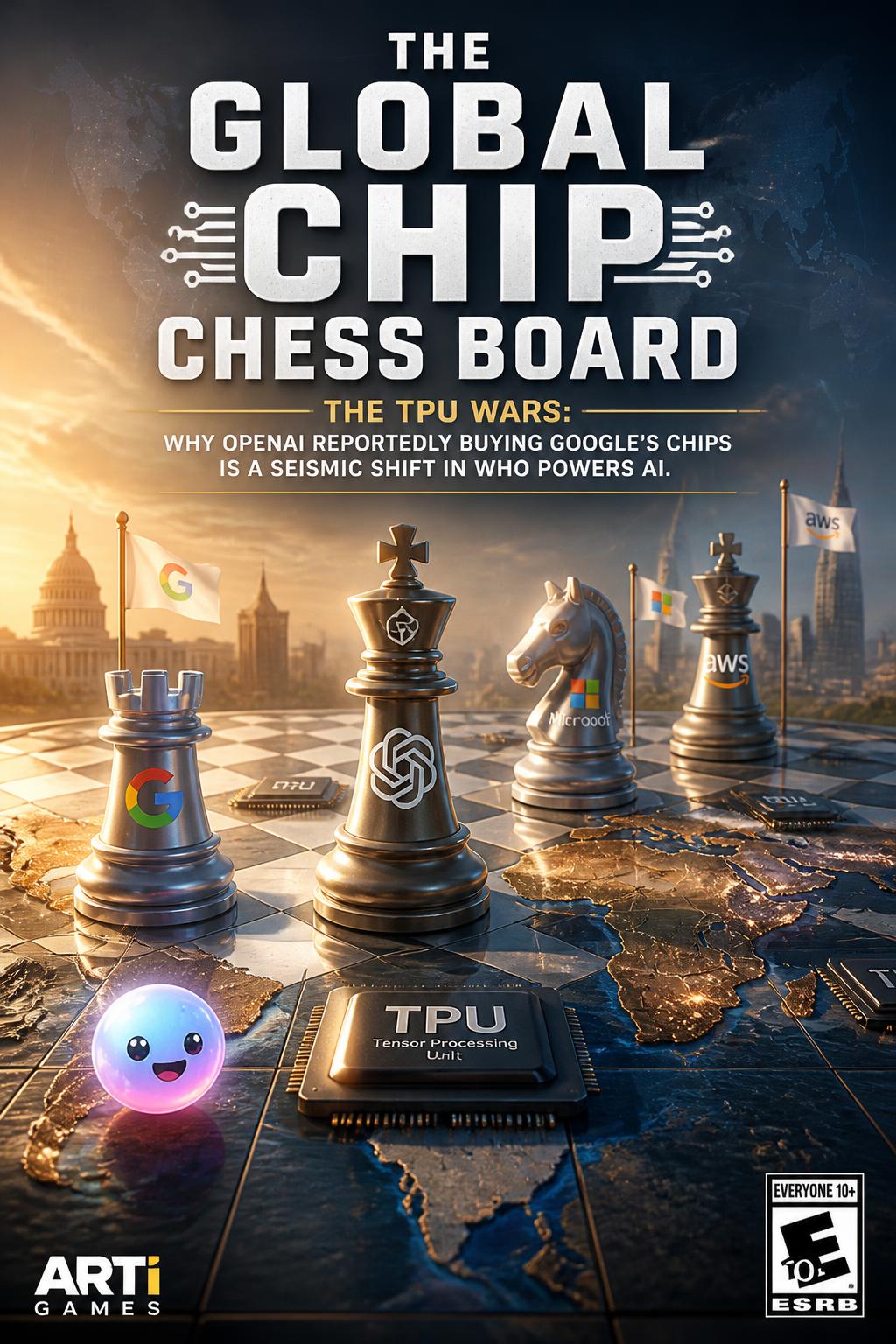 The global chip chess board