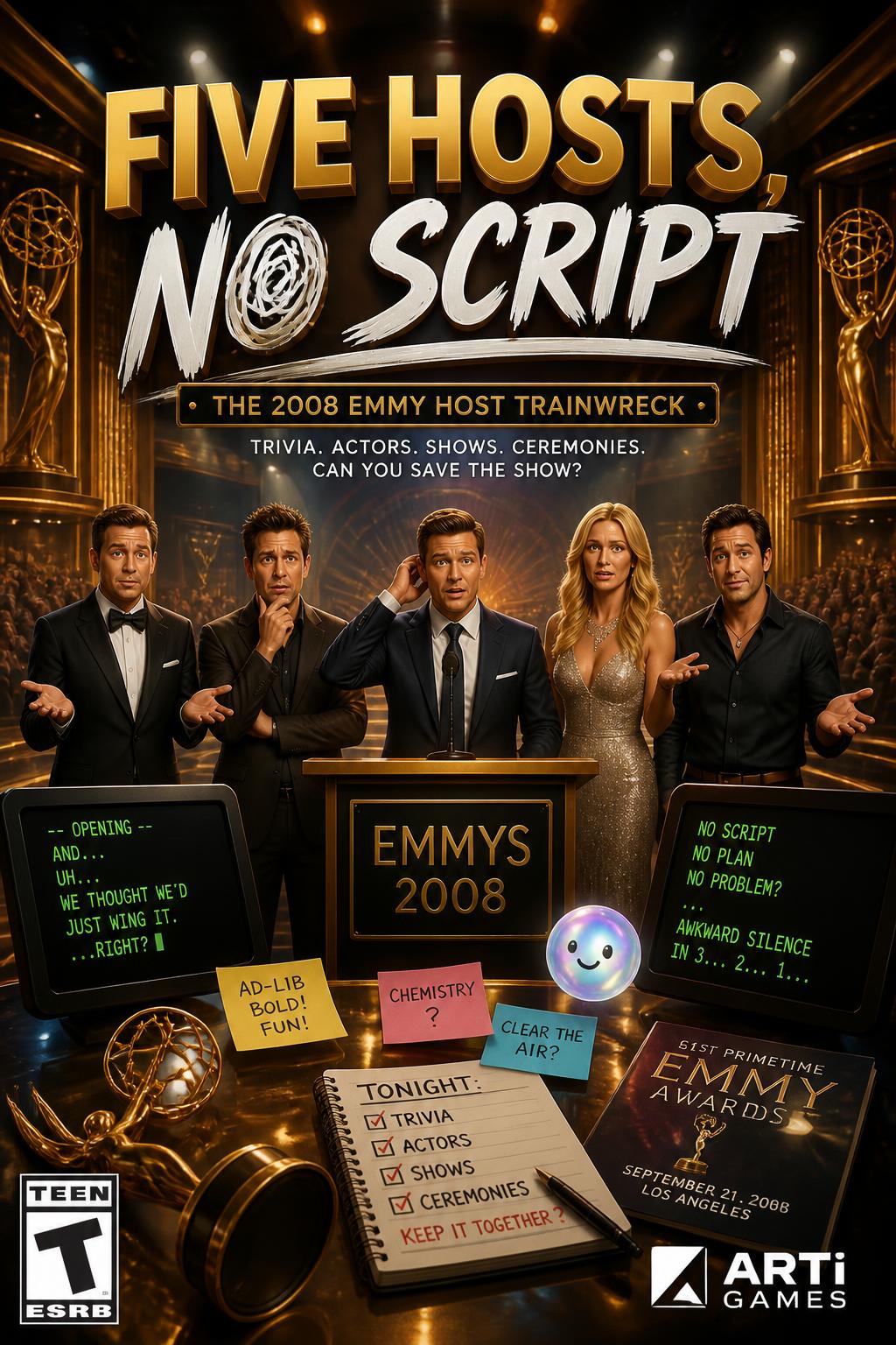 Five Hosts, No Script