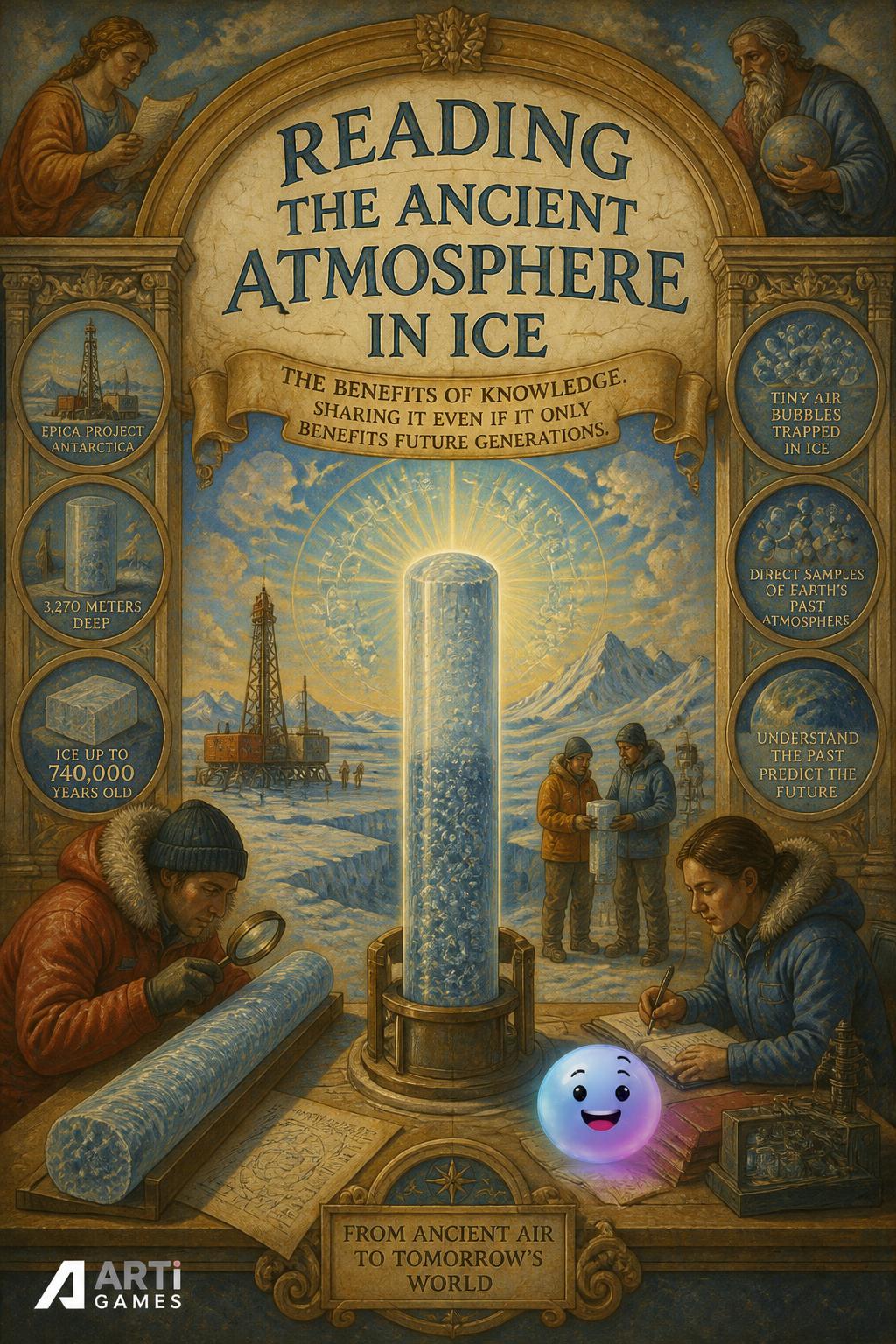 Reading the ancient atmosphere in ice