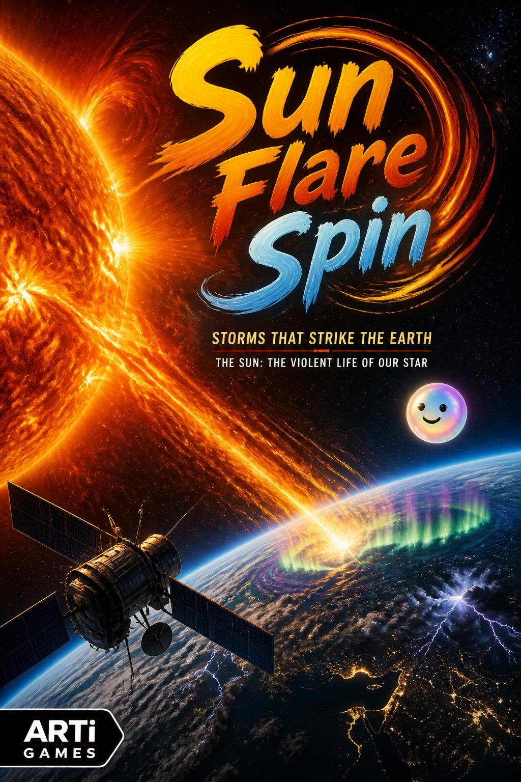 Idea 12:* Sun Flare Spin (3 words) - toy-like.