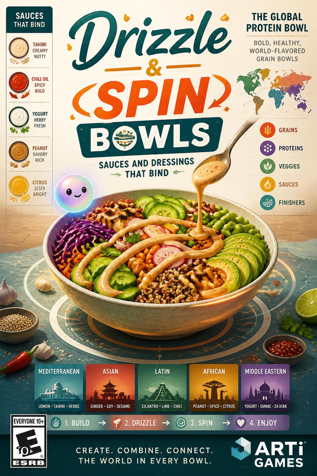 Drizzle & Spin Bowls