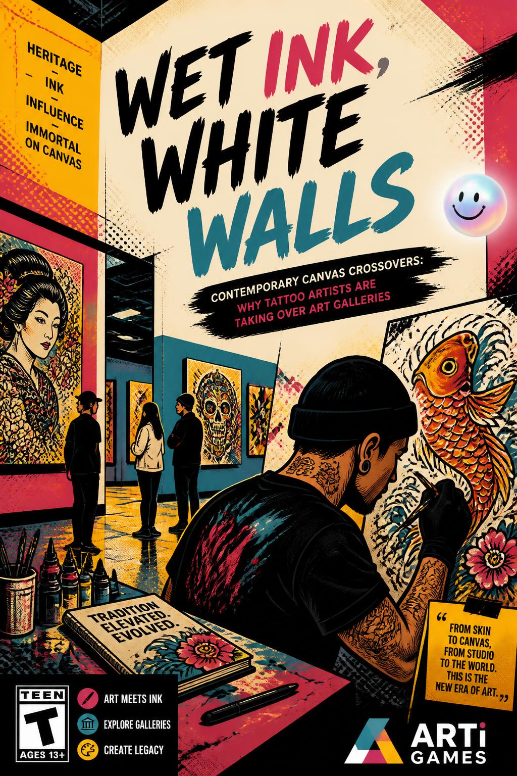 Wet Ink, White Walls
