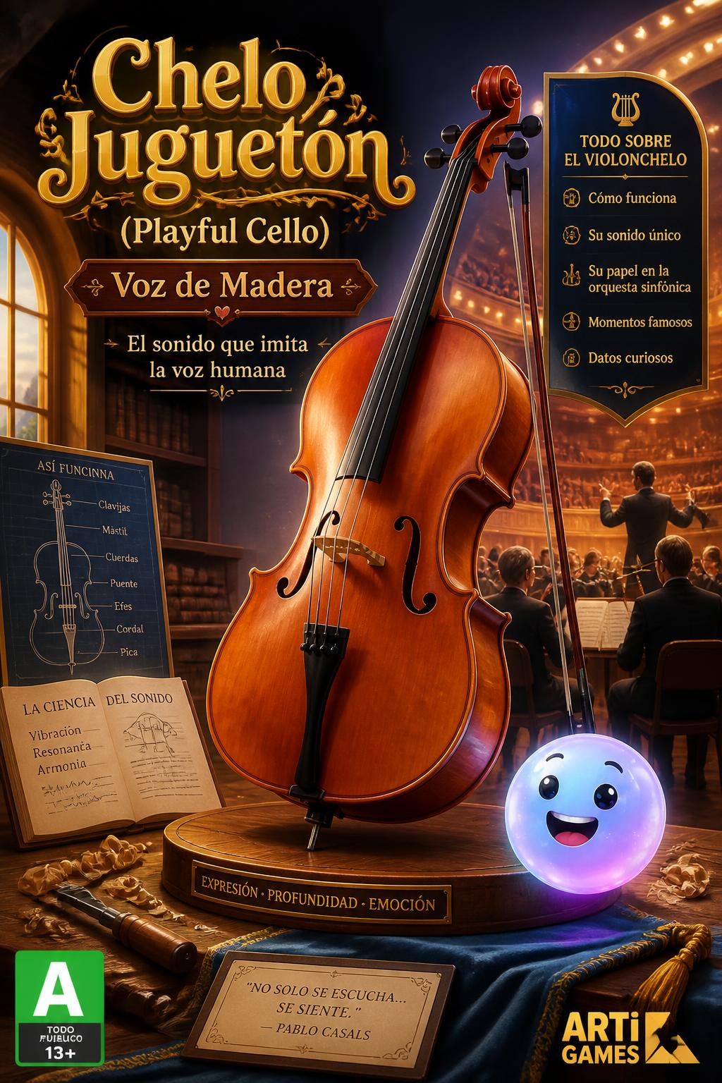 Chelo Juguetón (Playful Cello)
        *   Voz de Madera