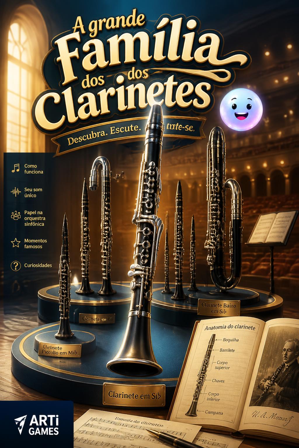 A grande família dos clarinetes