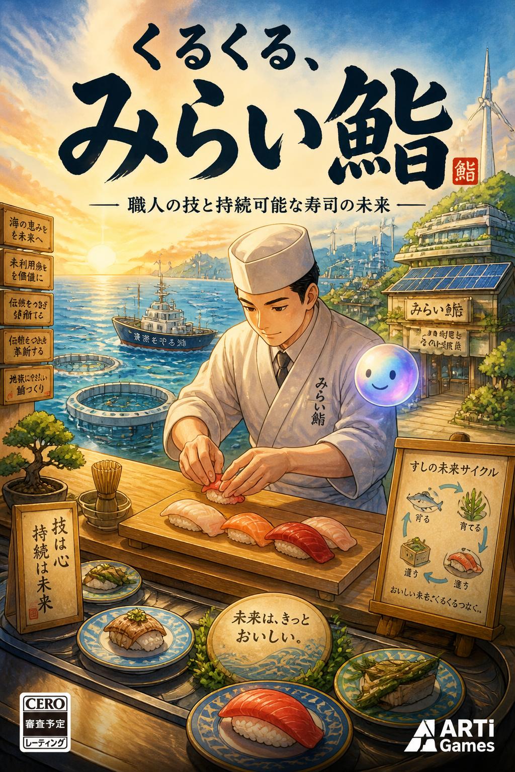 くるくる、みらい鮨