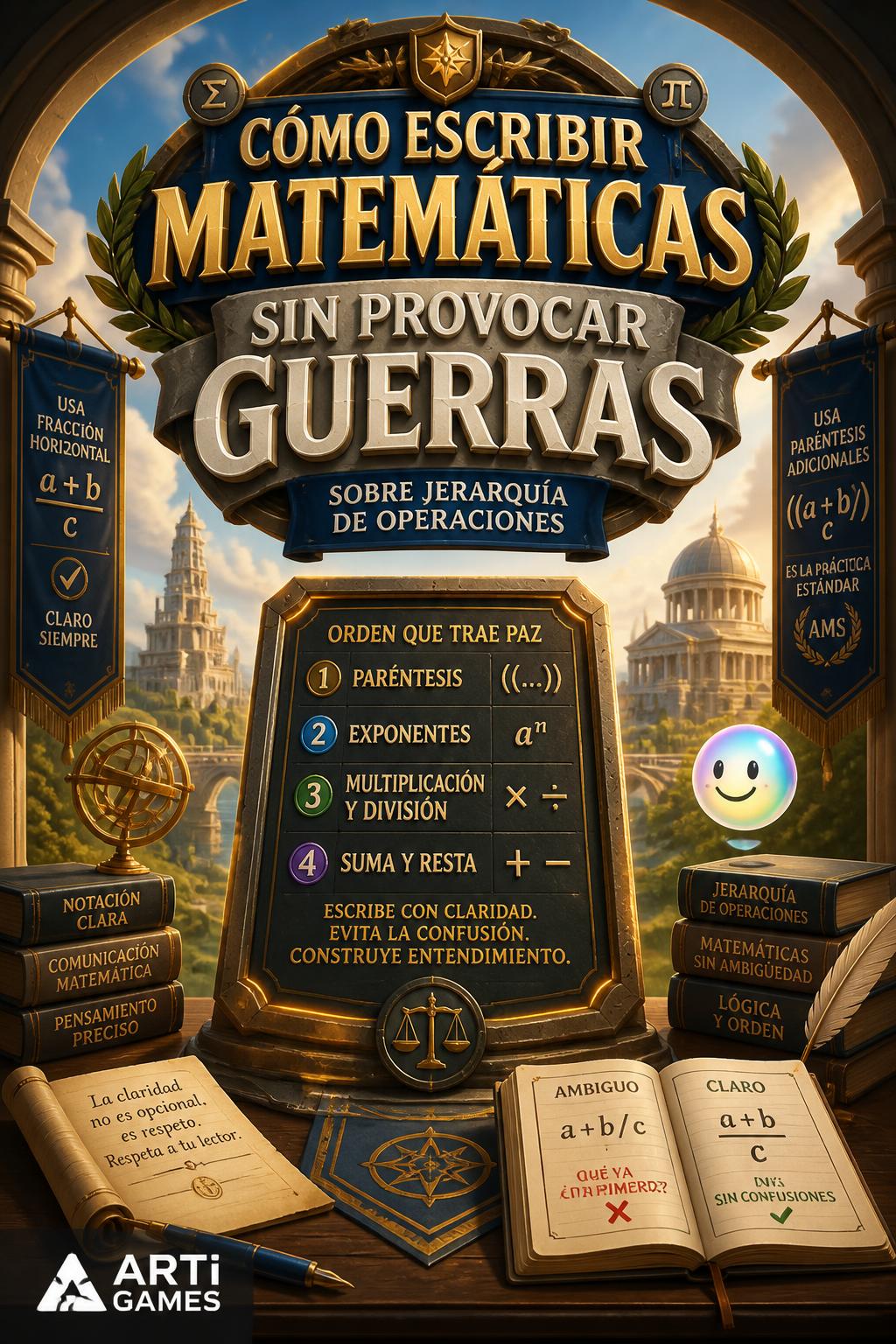 Cómo escribir matemáticas sin provocar guerras