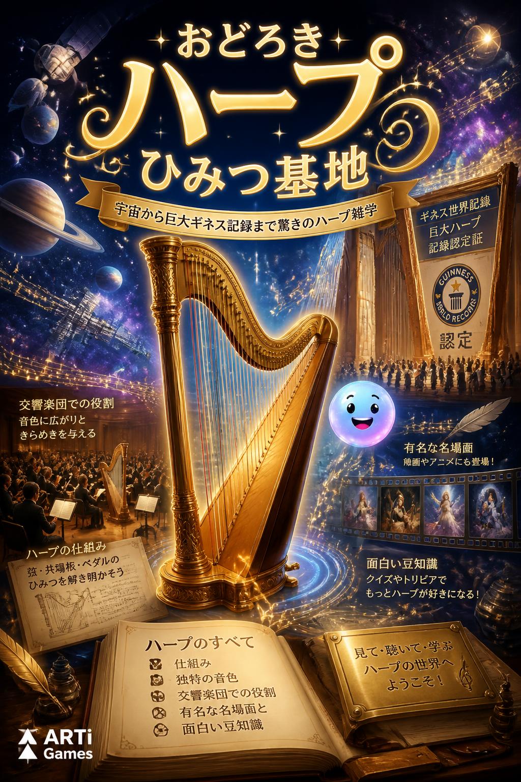 おどろきハープひみつ基地