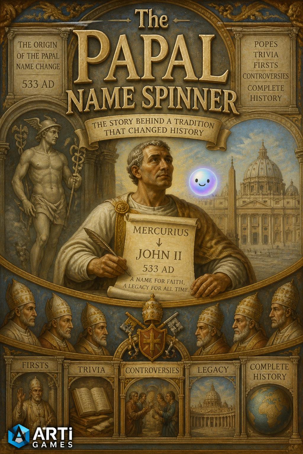 The Papal Name Spinner