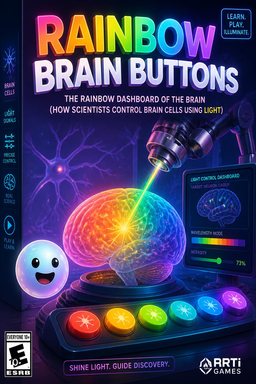Rainbow Brain Buttons