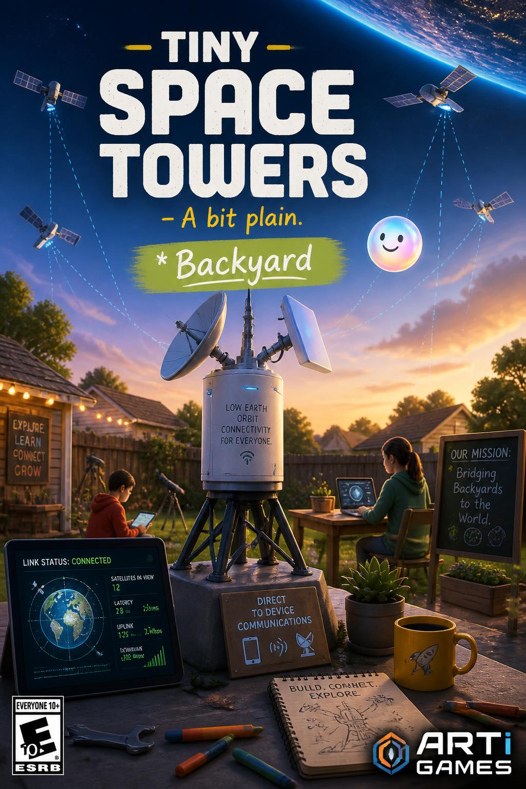Tiny Space Towers - A bit plain.
    *   Backyard