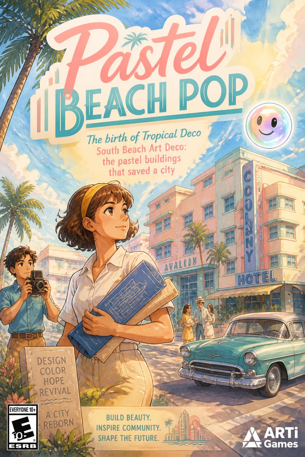 Pastel Beach Pop