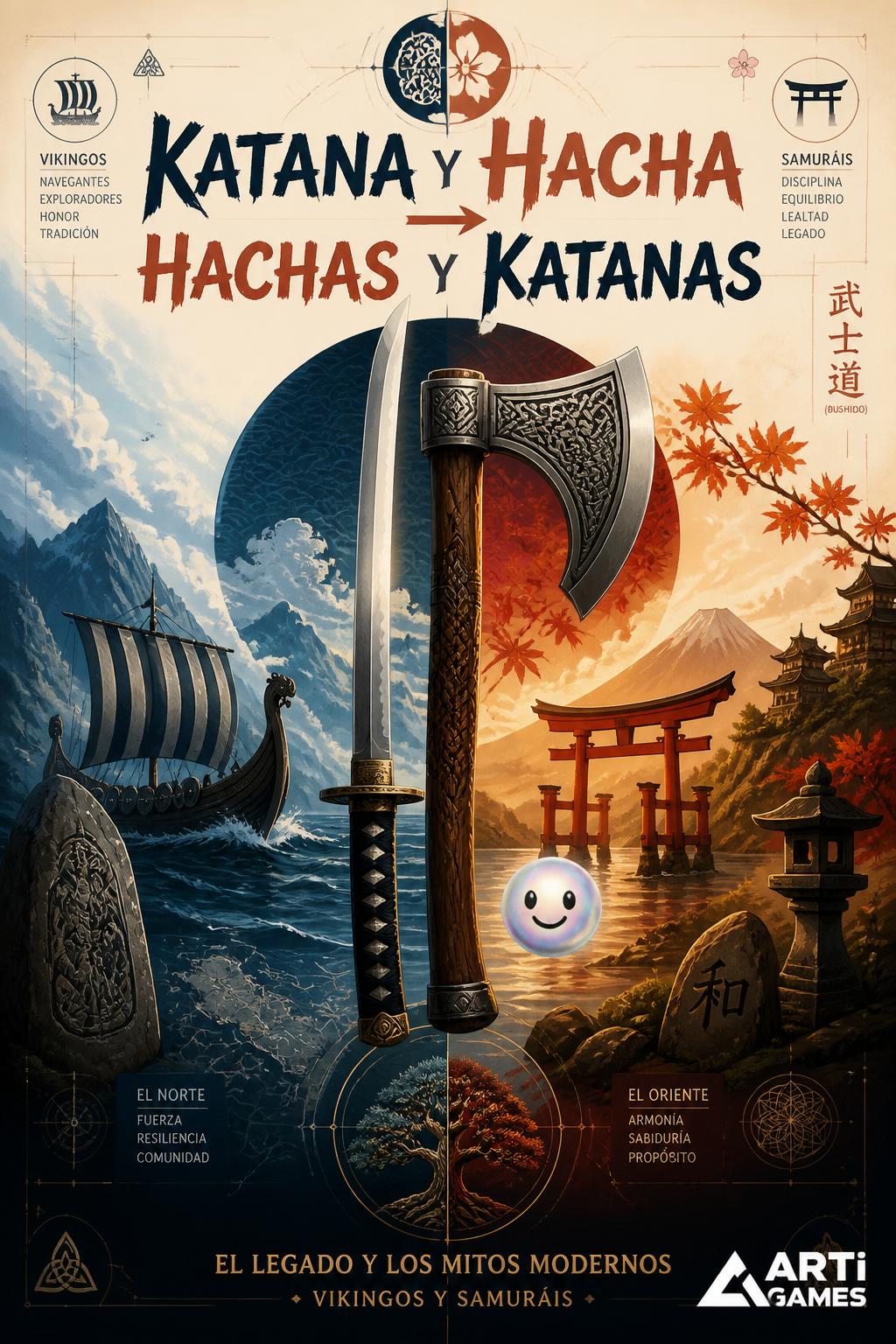Katana y Hacha -> Hachas y Katanas (3 words).