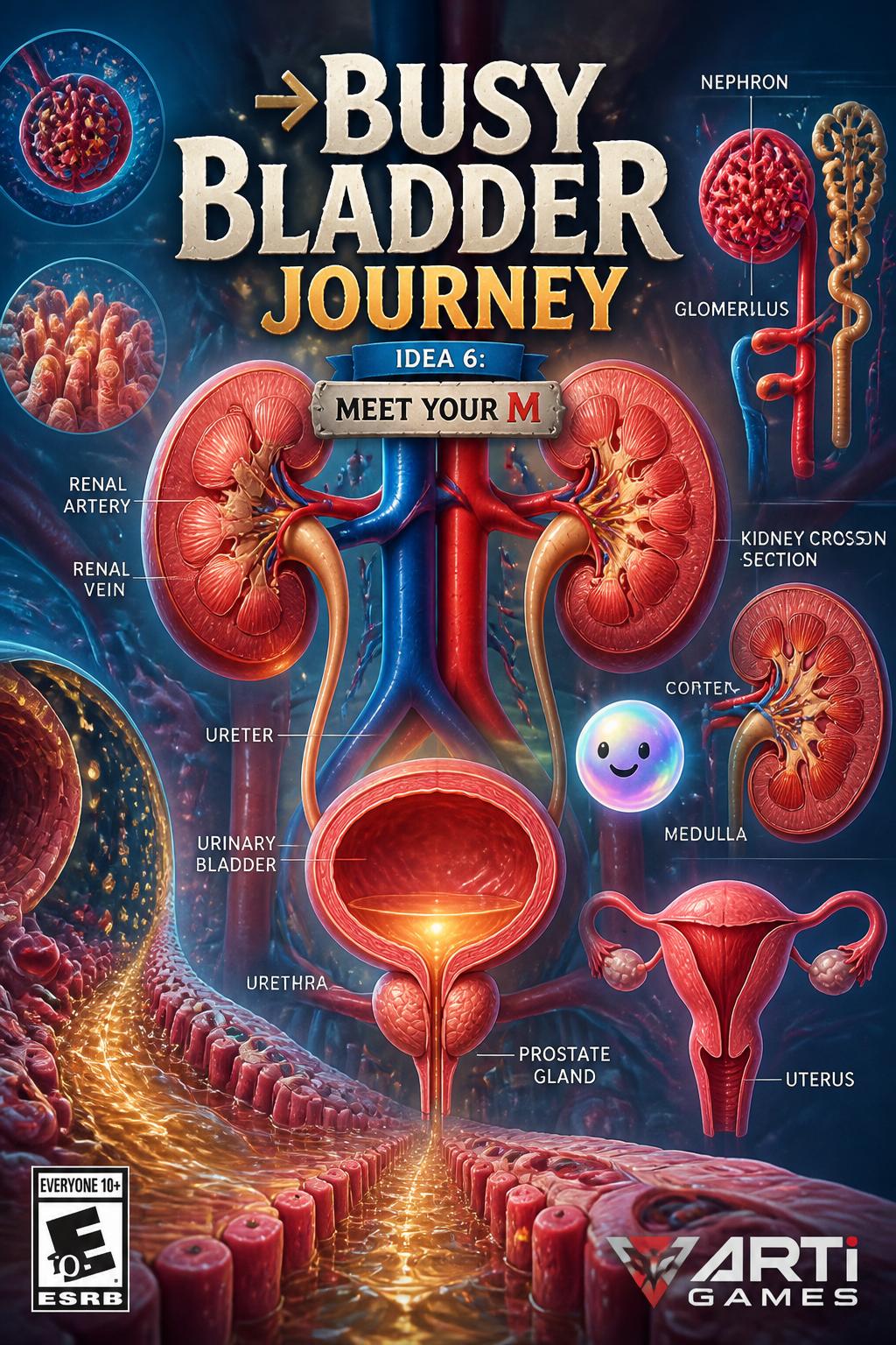 -> *Busy Bladder Journey*
    *   *Idea 6:* *Meet Your M