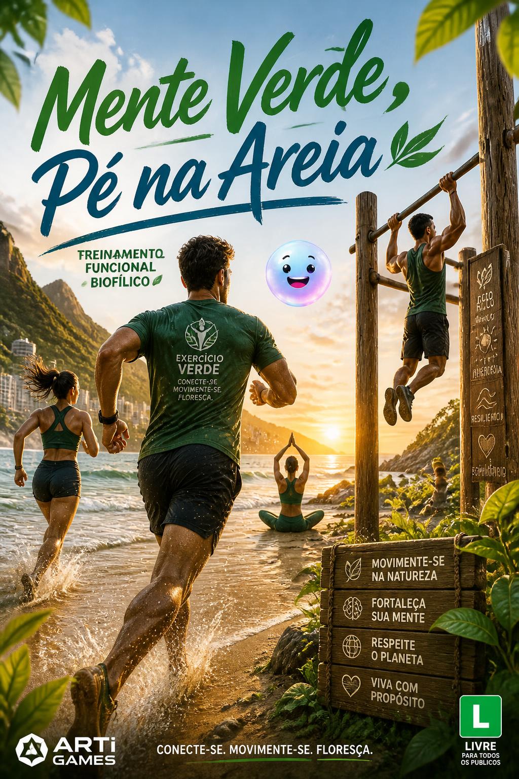 Mente Verde, Pé na Areia