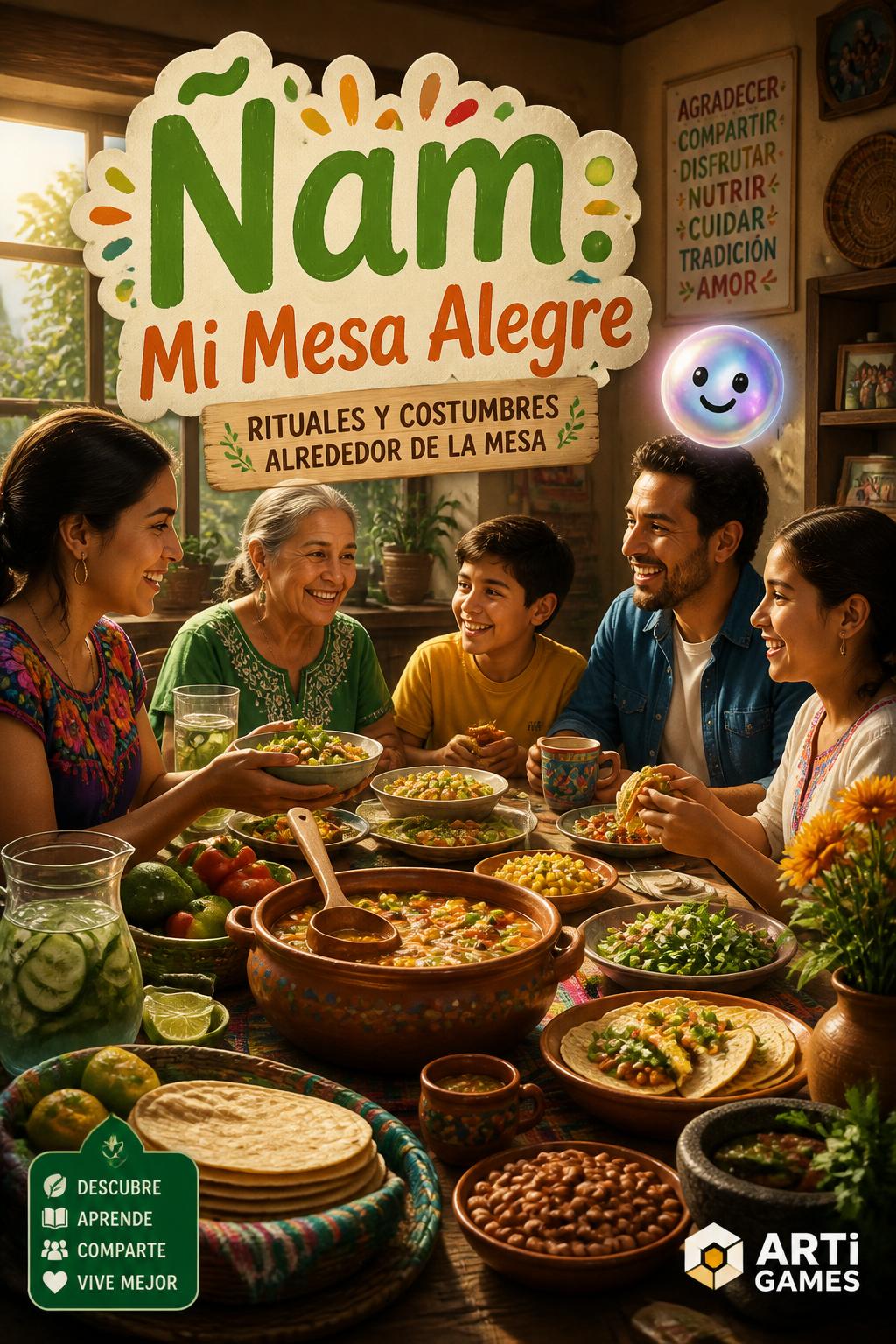 *   *Ñam: Mi Mesa Alegre* (4 words)
    *