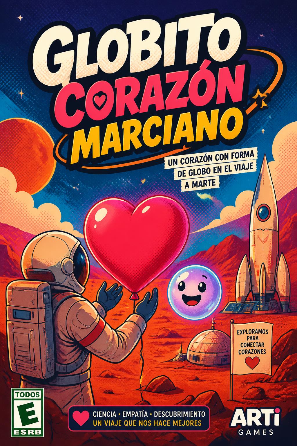 Globito Corazón Marciano