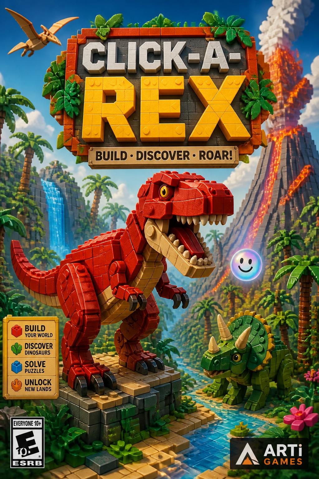standard, maybe too generic)
* Click-A-Rex (Fun,