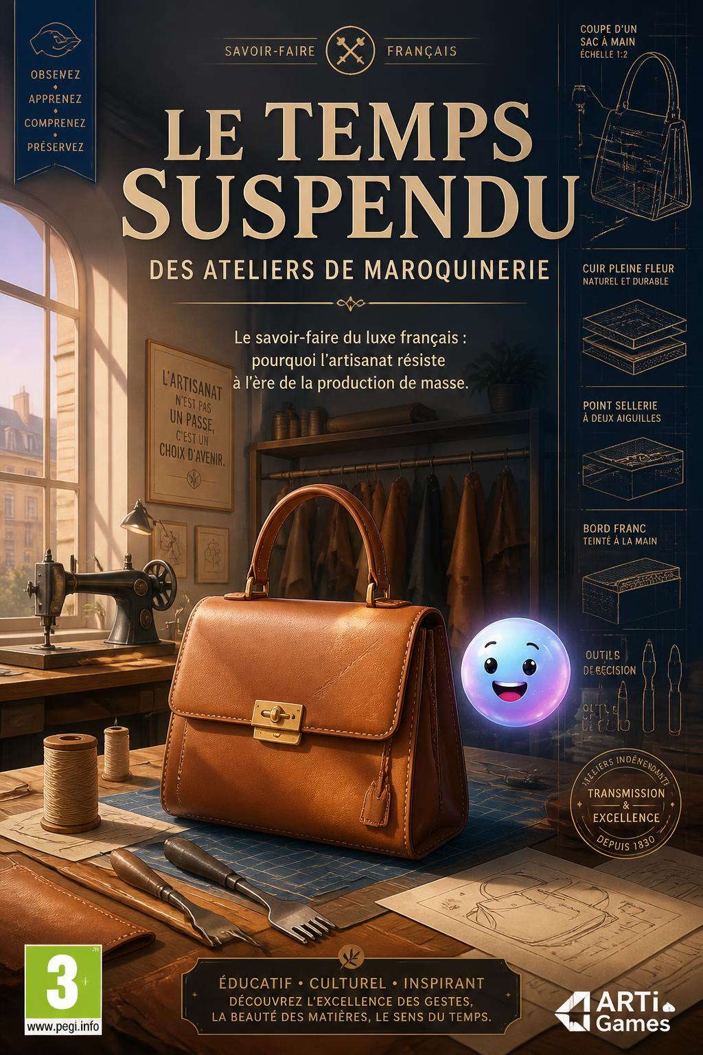 Le temps suspendu des ateliers de maroquinerie