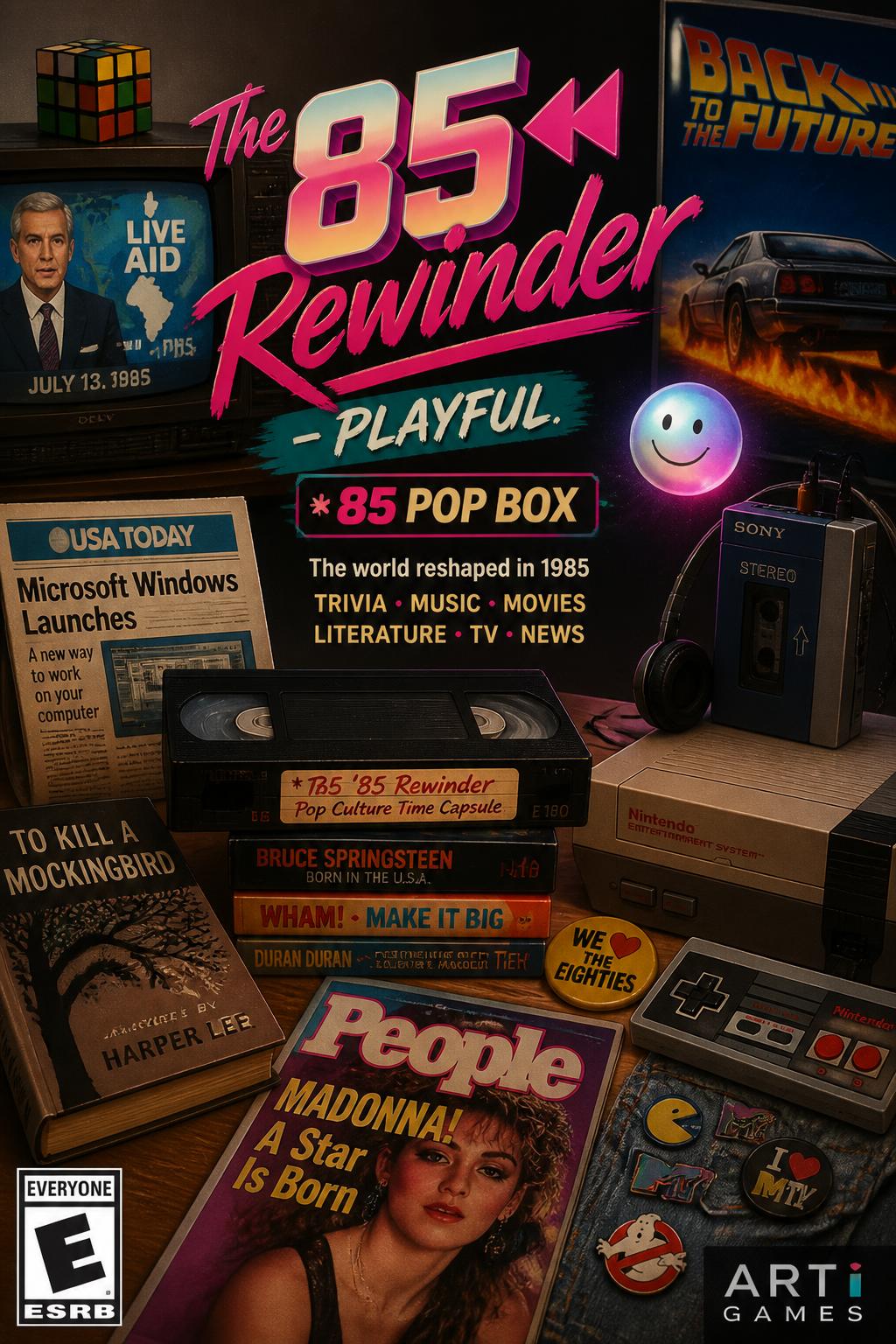 The '85 Rewinder - Playful.
    *   85 Pop Box