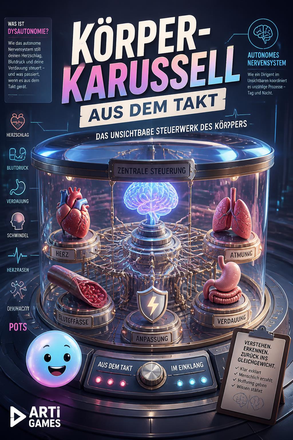 Körper-Karussell aus dem Takt