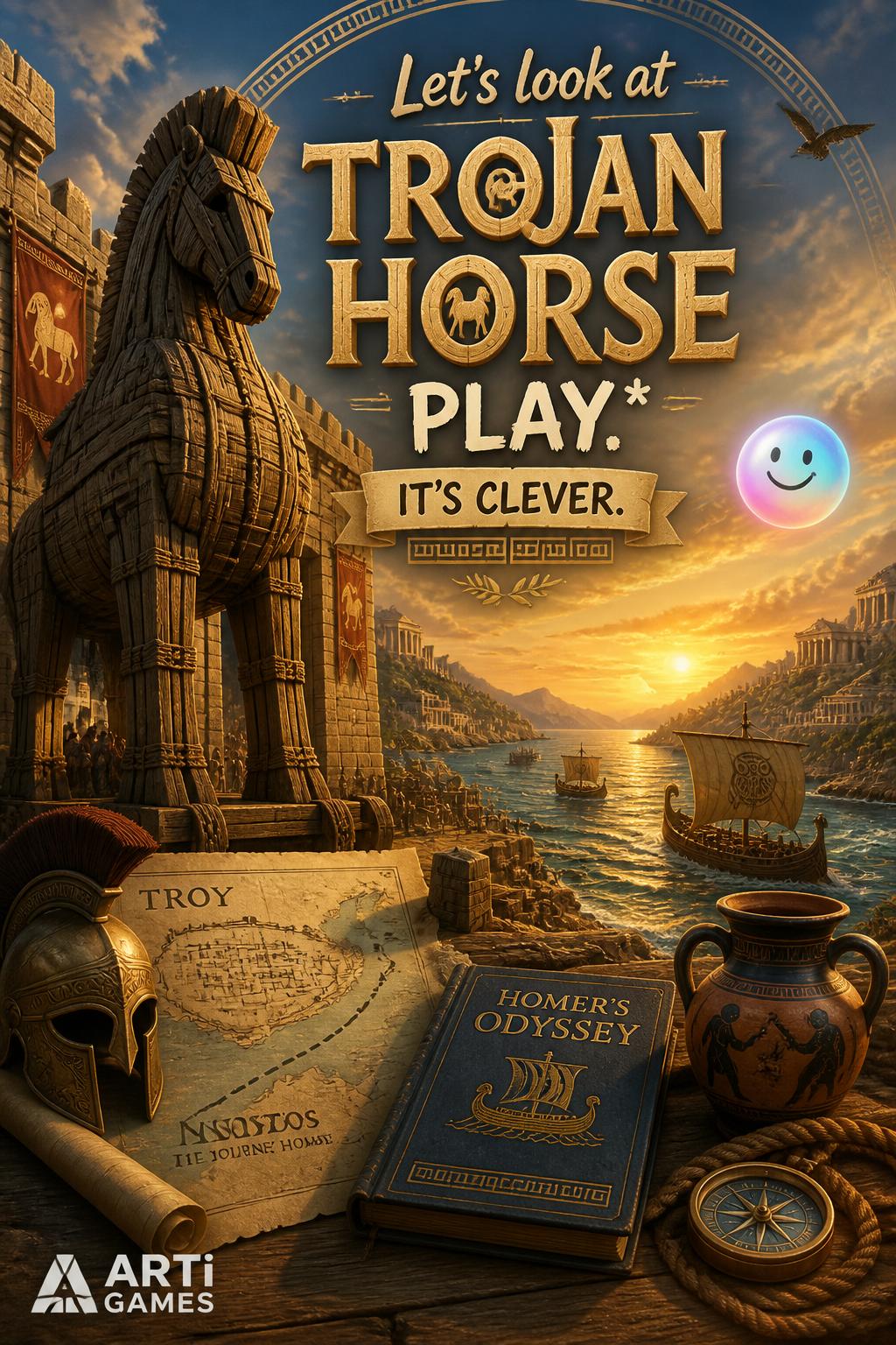 Let's look at Trojan Horse Play.* It's clever.