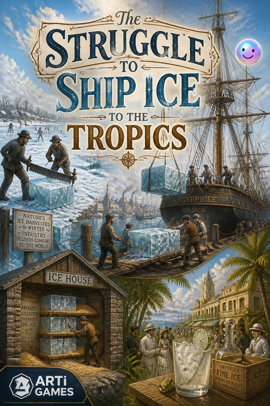 The struggle to ship ice to the tropics