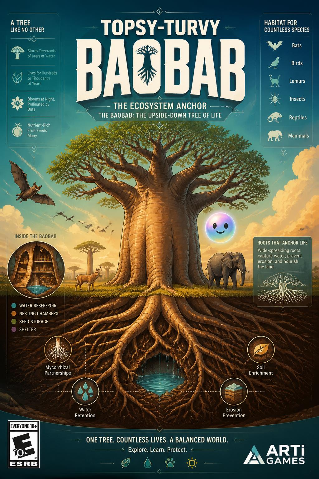 Topsy-Turvy Baobab