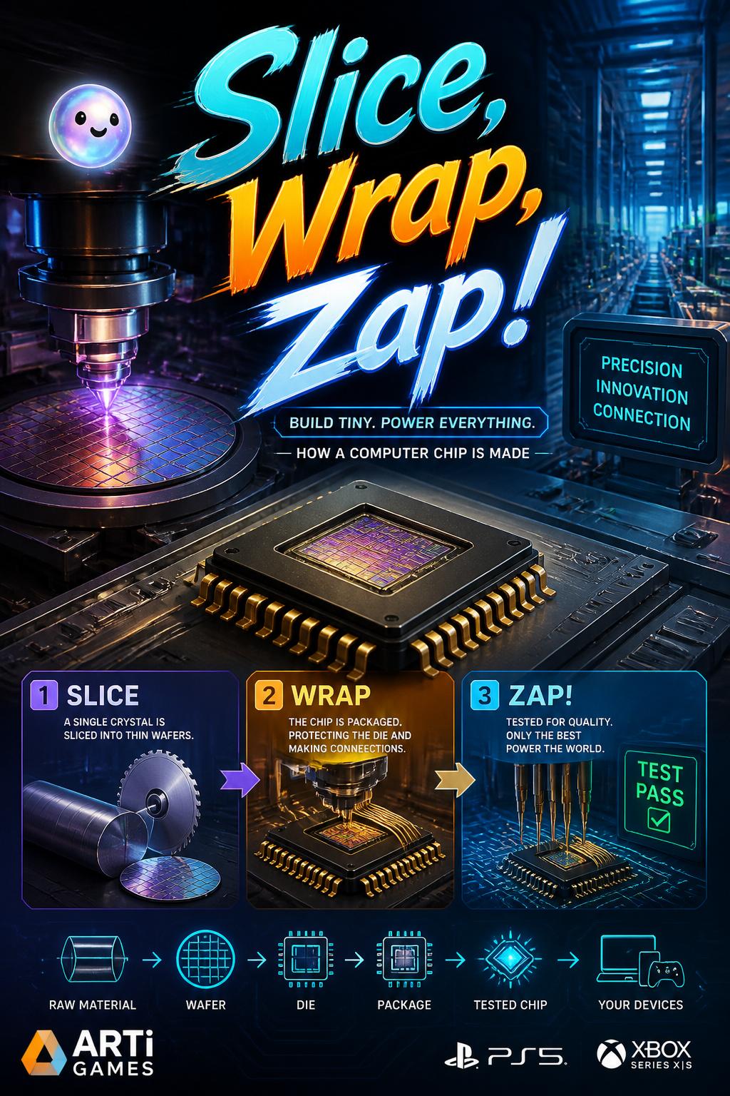 Slice, Wrap, Zap!