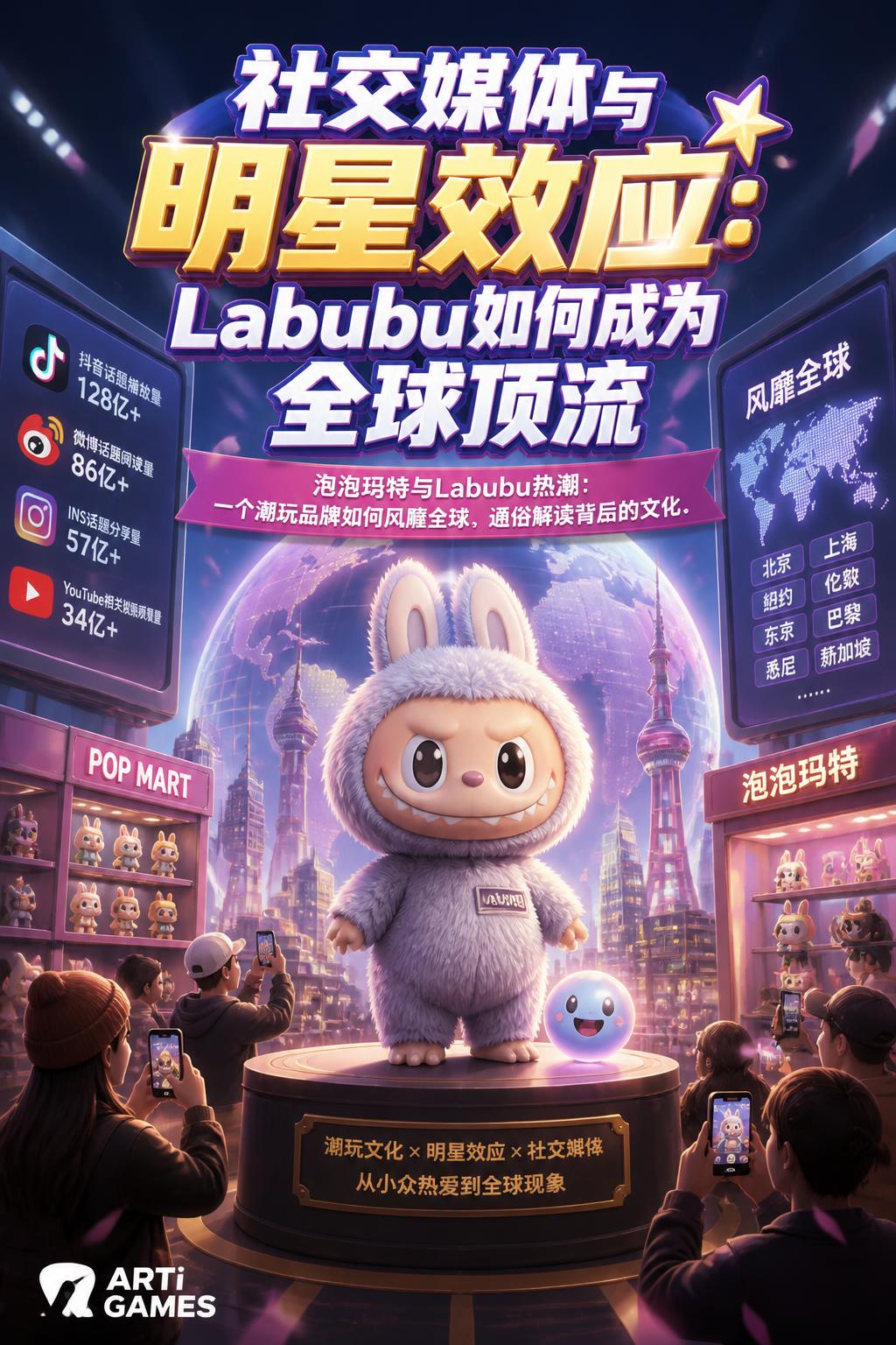 社交媒体与明星效应：Labubu如何成为全球顶流