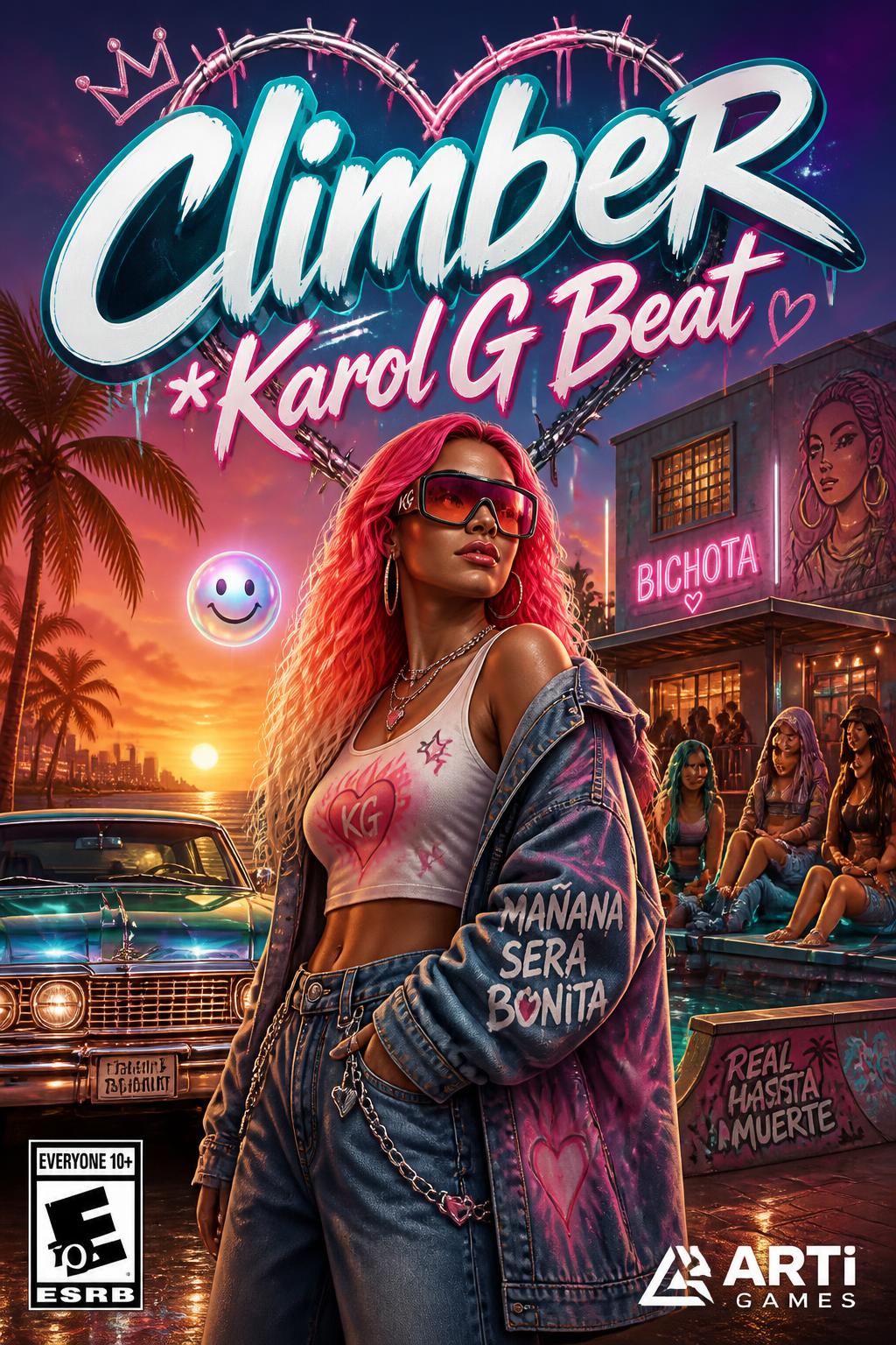 Climber sounds a bit like a game)
    *   *Karol G Beat