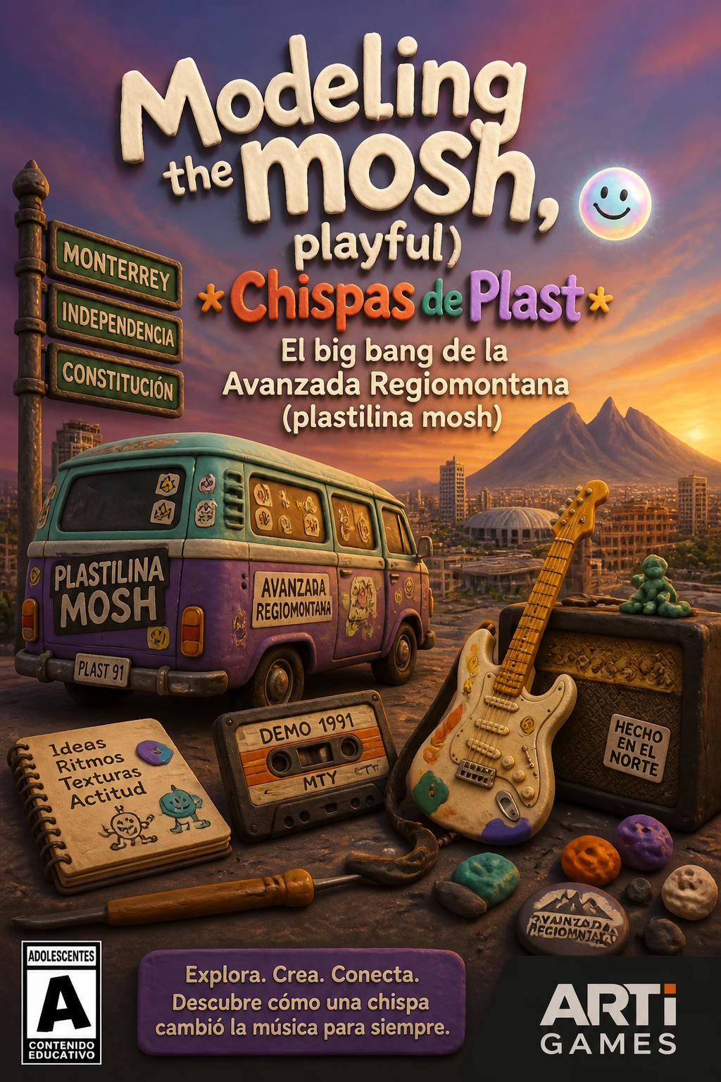 Modeling the mosh, playful)
    *   *Chispas de Plast