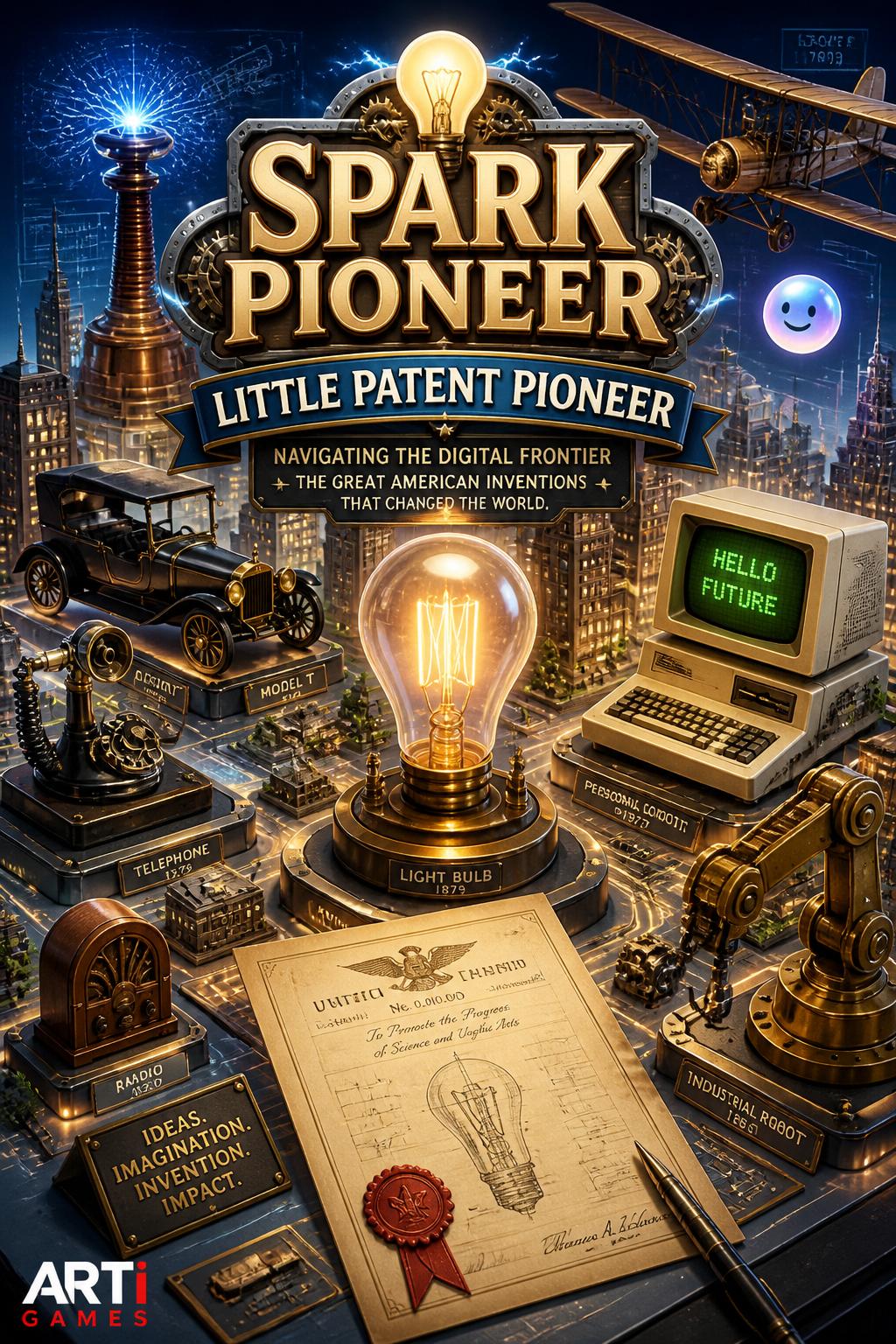 *Spark Pioneer* - 2 words.
    *   *Little Patent Pioneer*