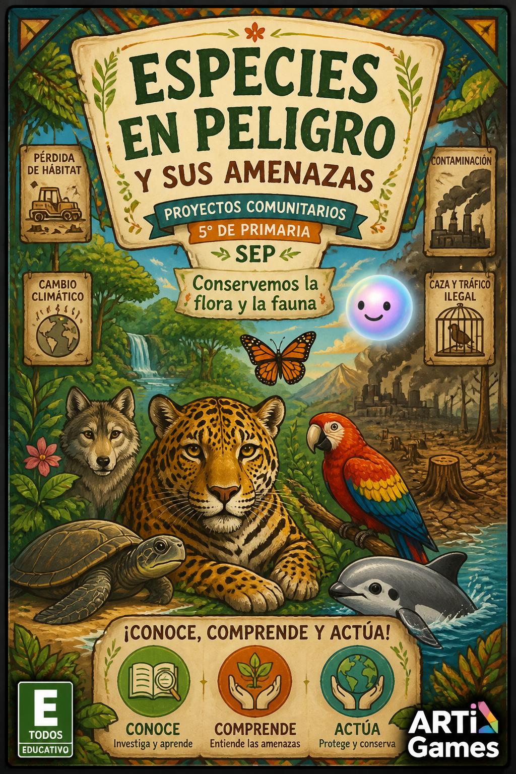 Especies en peligro y sus amenazas