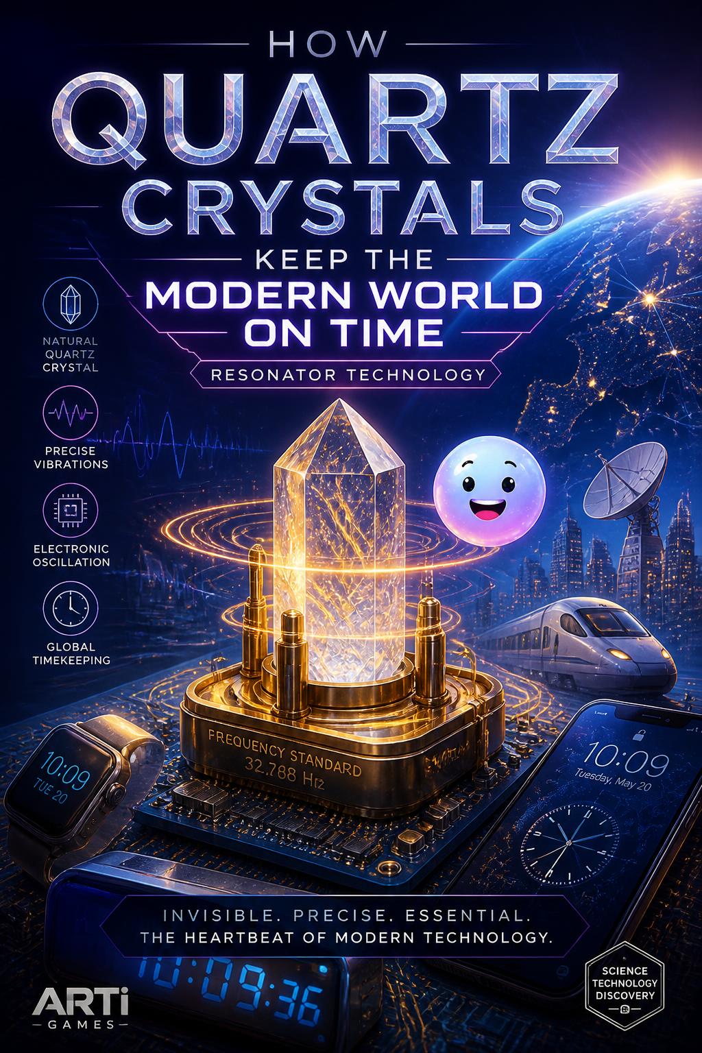 How quartz crystals keep the modern world on time
