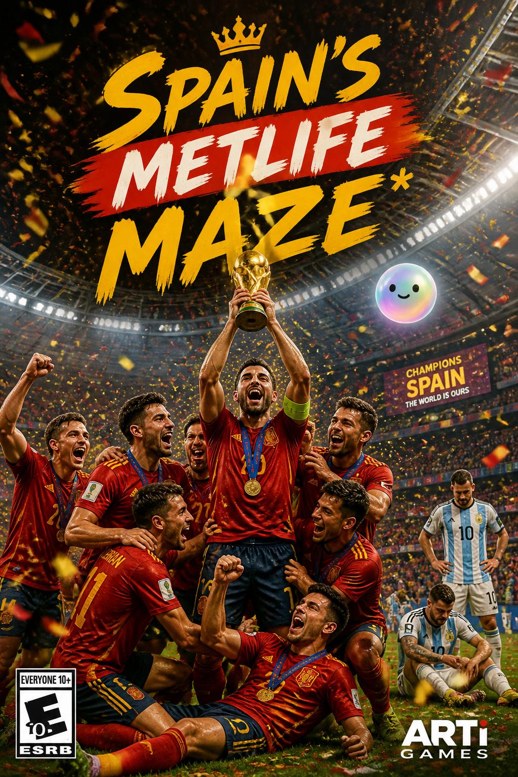 Spain's MetLife Maze* (3 words) - Very interactive toy vibe