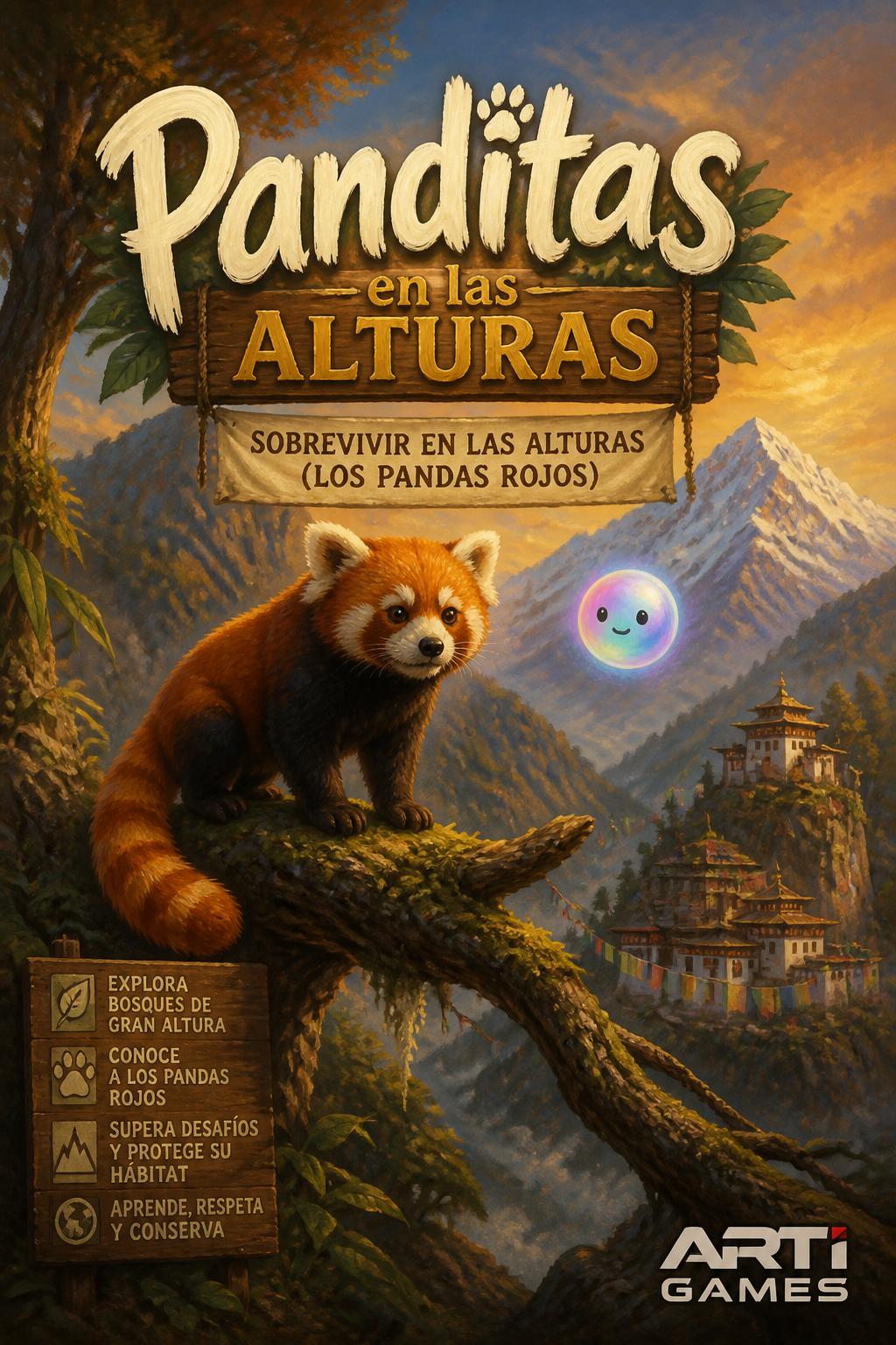Panditas en las Alturas