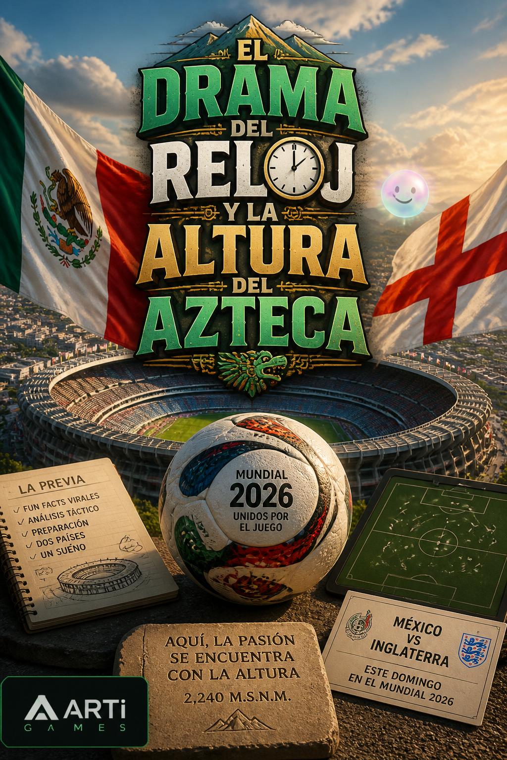 El drama del reloj y la altura del Azteca