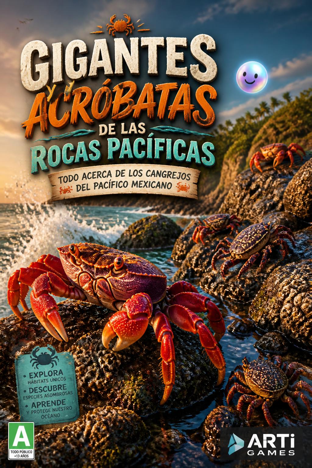 Gigantes y acróbatas de las rocas pacíficas