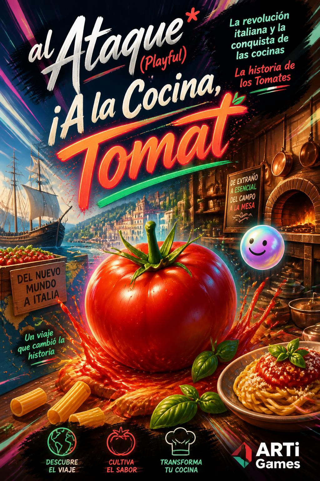 al Ataque* (Playful)
    *   *¡A la Cocina, Tomat