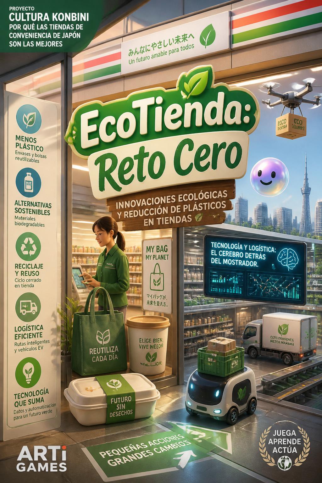 Innovaciones ecológicas y reducción de plásticos en tiendas