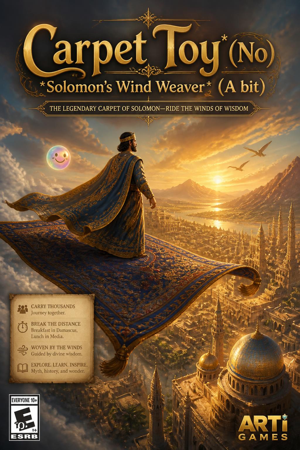 Carpet Toy* (No)
* *Solomon's Wind Weaver* (A bit