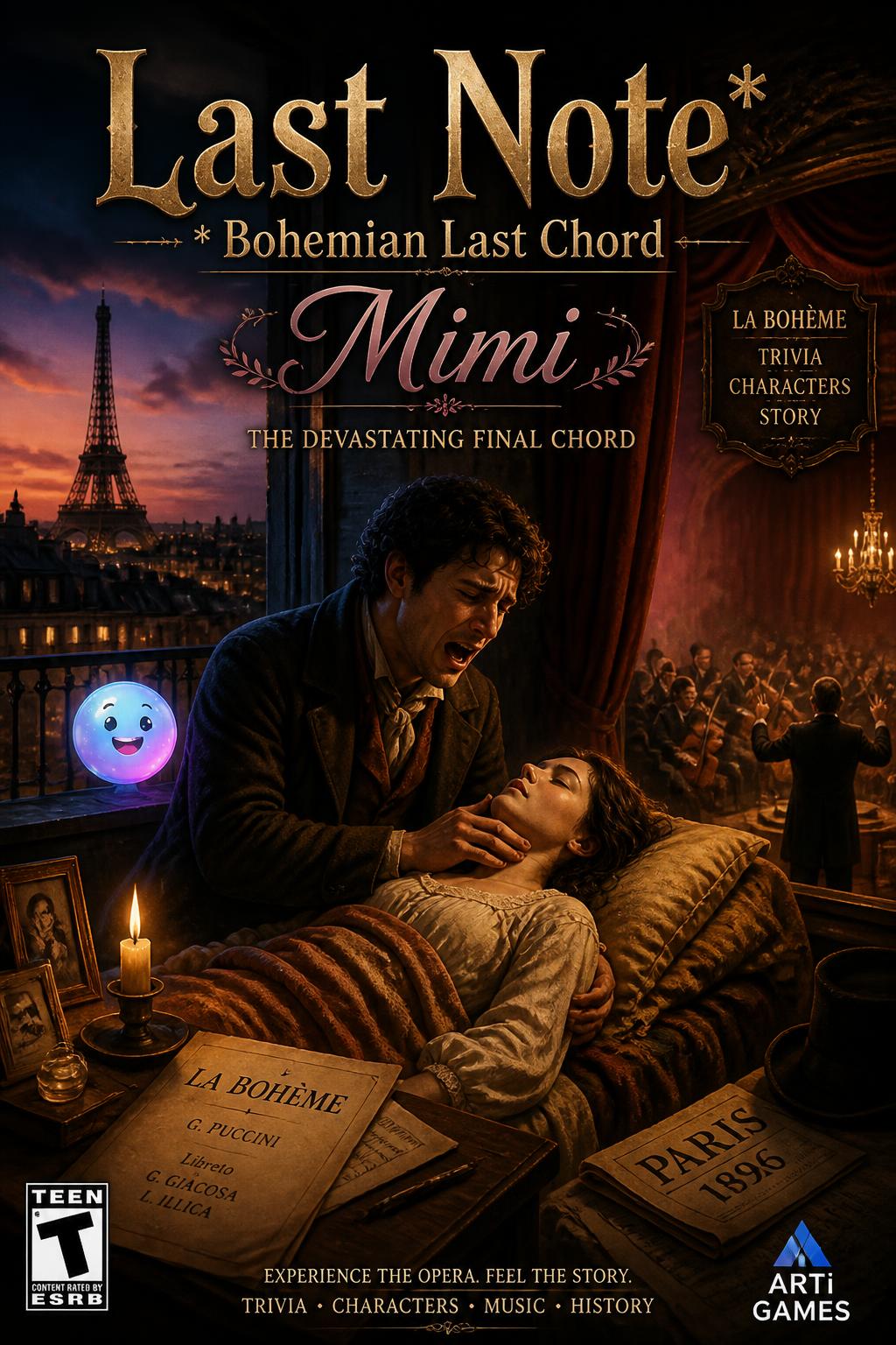 Last Note* -> *Bohemian Last Chord* (3 words)
    *   *Mimi