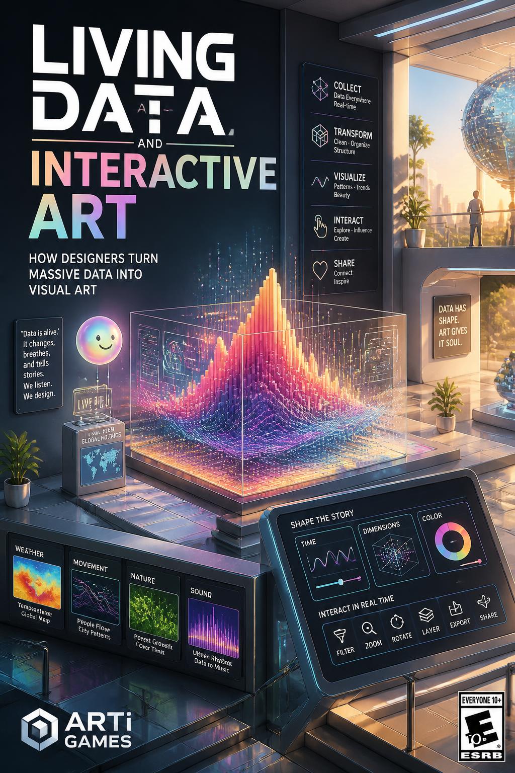 Living data and interactive art