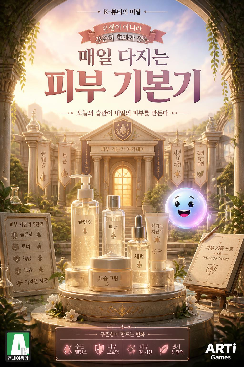 매일 다지는 피부 기본기